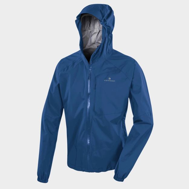 Picture of FERRINO KUNENE MENS ULTRALIGHT HARDSHELL JACKET DEEP BLUE